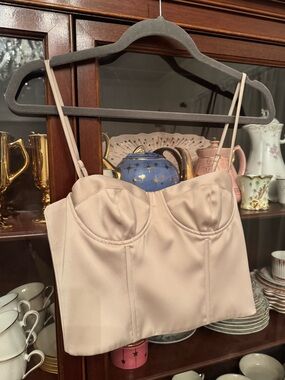 Antonio Melani Satin Corset Top